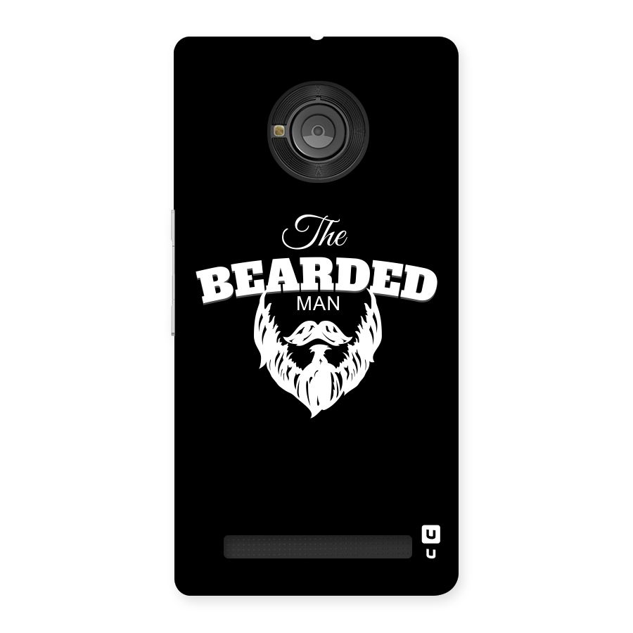The Bearded Man Back Case for Yu Yunique