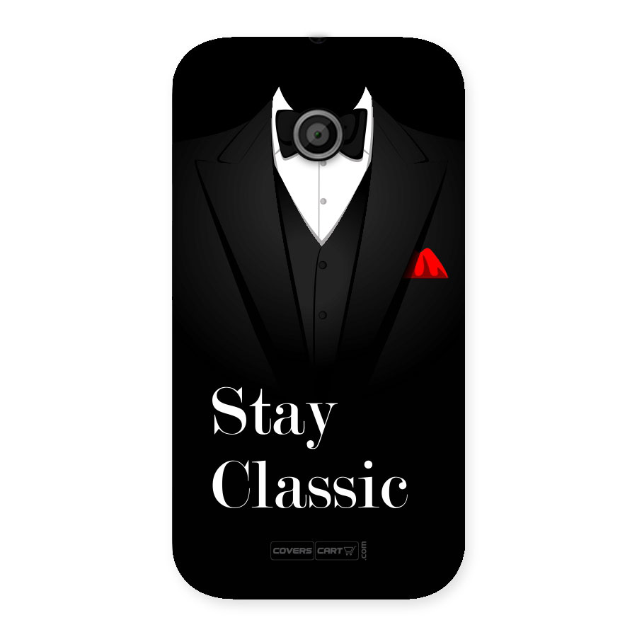 Stay Classic Back Case for Moto E