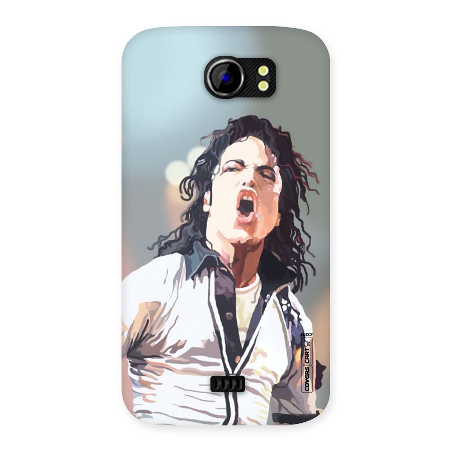 The Legend Michael Jackson Back Case for Micromax Canvas 2 A110