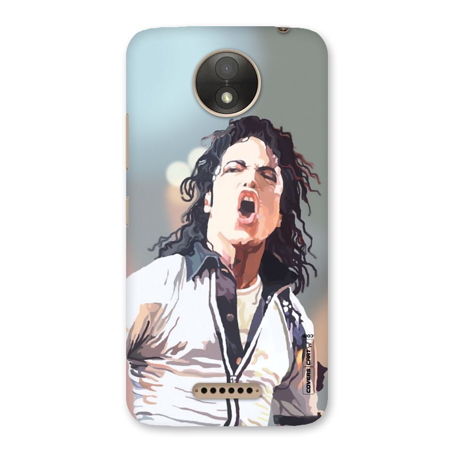 The Legend Michael Jackson Back Case for Moto C Plus