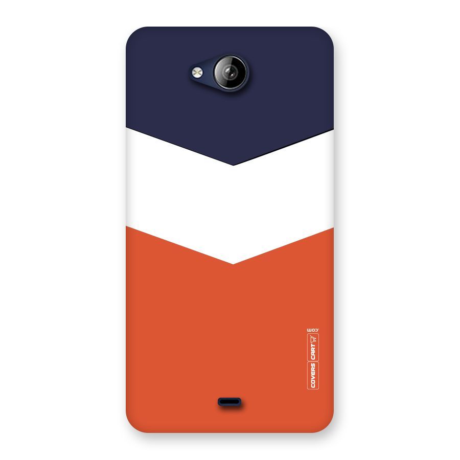 Three Colour Pattern Back Case for Canvas Play Q355