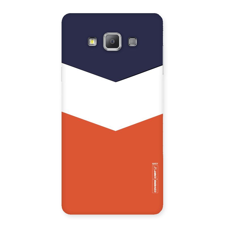 Three Colour Pattern Back Case for Galaxy A7