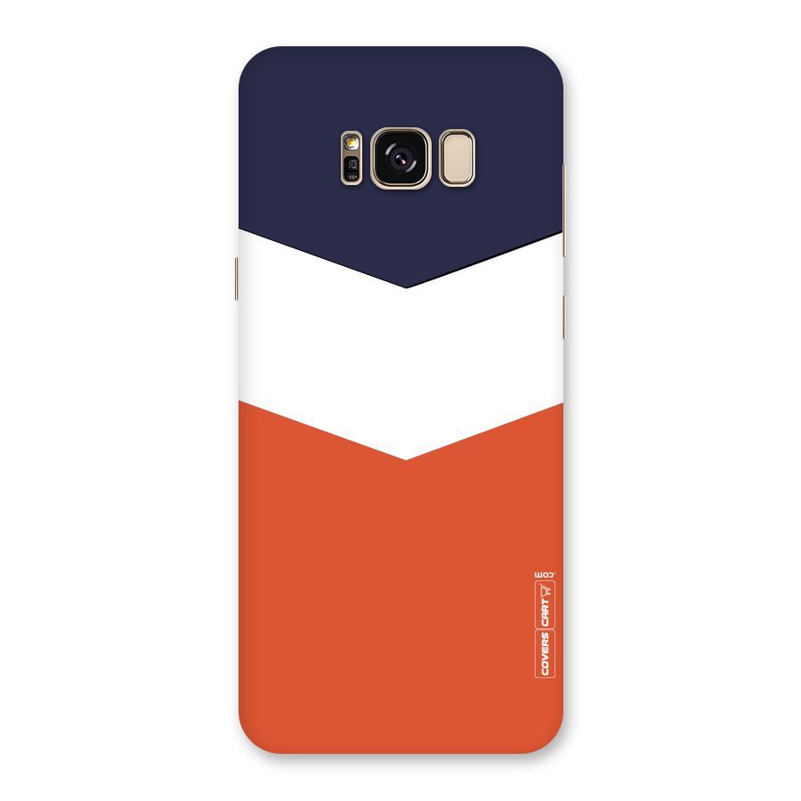 Three Colour Pattern Back Case for Galaxy S8 Plus