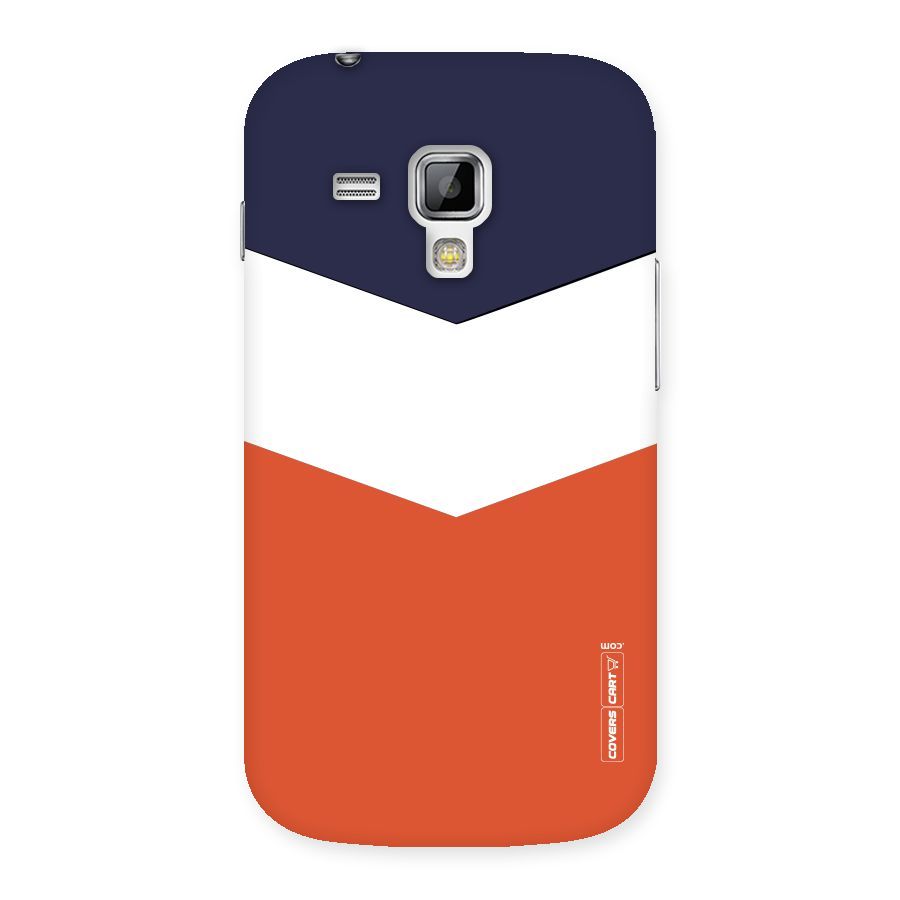 Three Colour Pattern Back Case for Galaxy S Duos