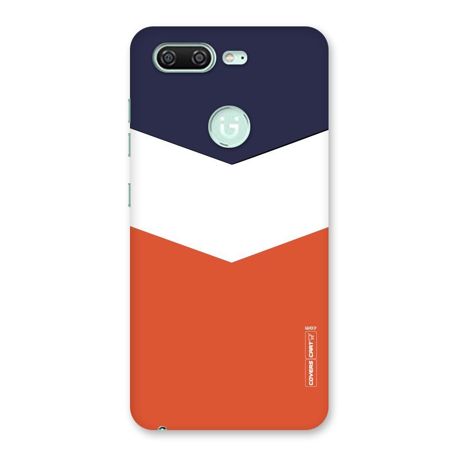Three Colour Pattern Back Case for Gionee S10