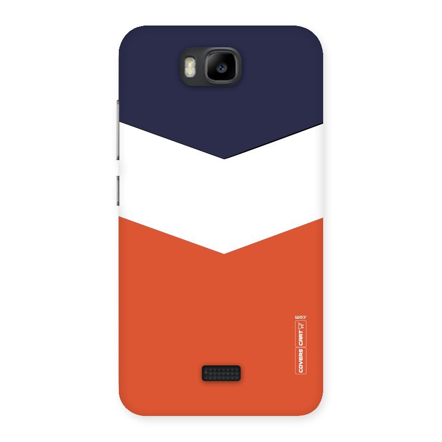 Three Colour Pattern Back Case for Honor Bee