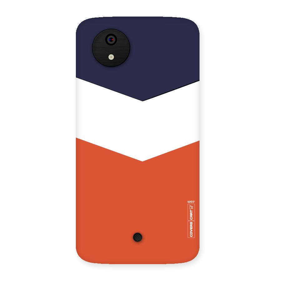 Three Colour Pattern Back Case for Micromax Canvas A1
