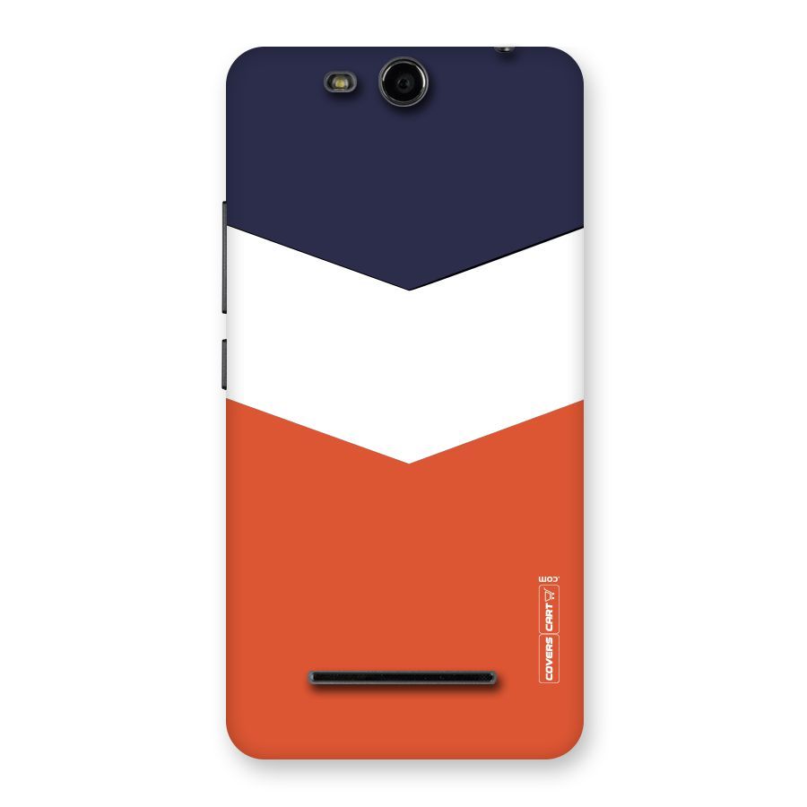 Three Colour Pattern Back Case for Micromax Canvas Juice 3 Q392