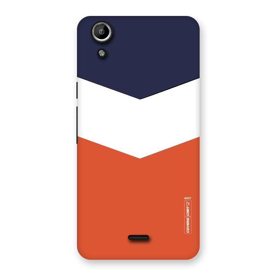 Three Colour Pattern Back Case for Micromax Canvas Selfie Lens Q345