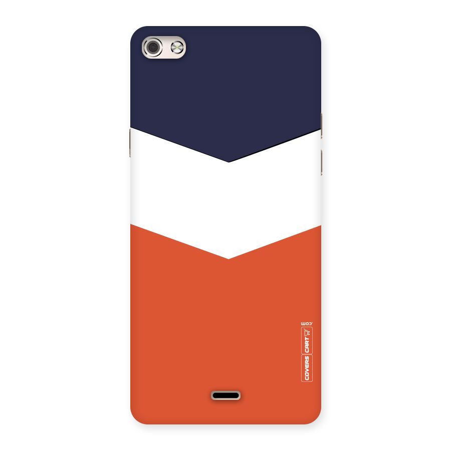 Three Colour Pattern Back Case for Micromax Canvas Silver 5