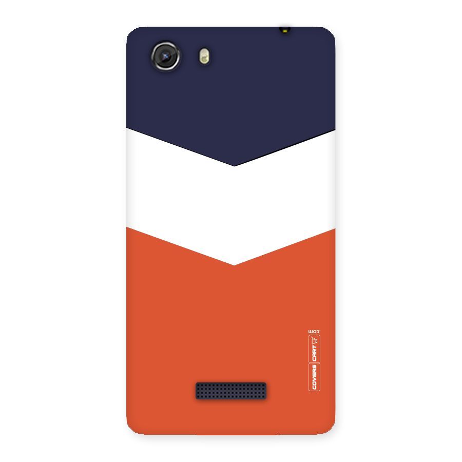 Three Colour Pattern Back Case for Micromax Unite 3