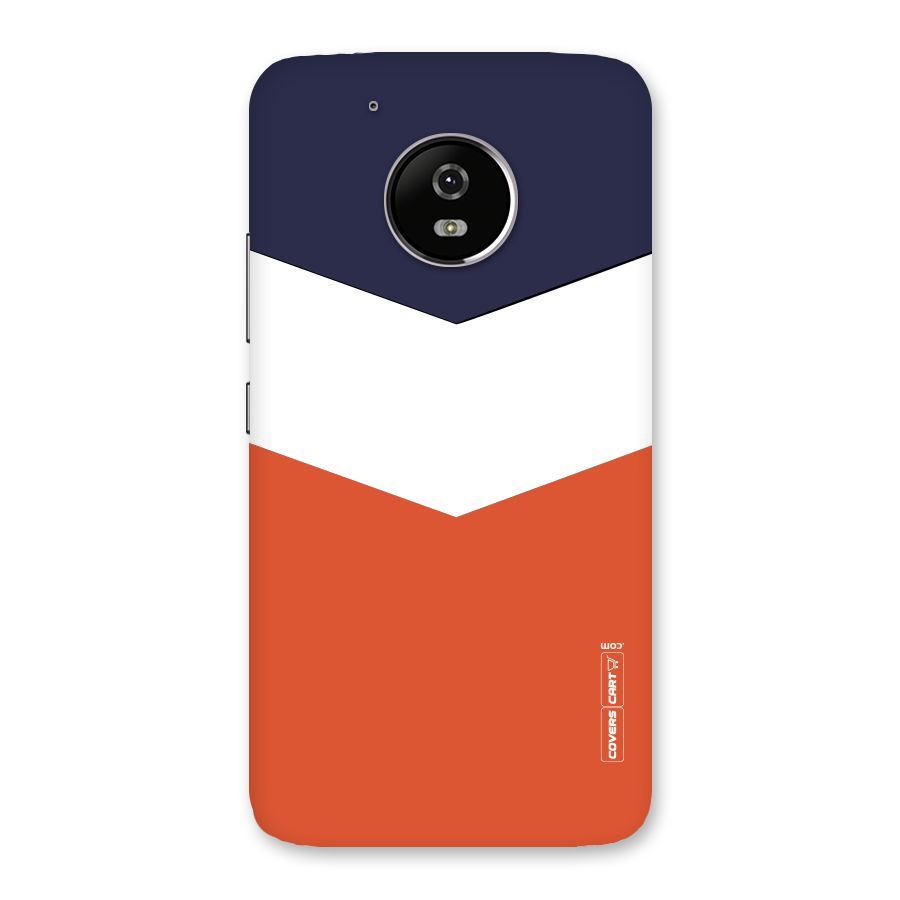 Three Colour Pattern Back Case for Moto G5