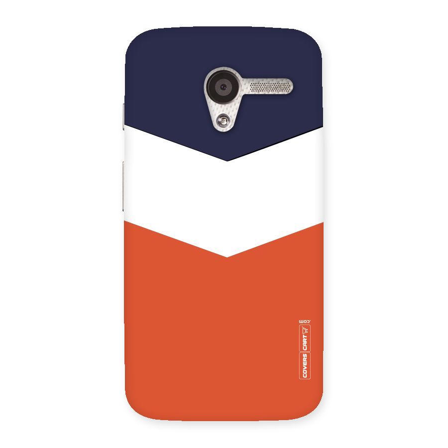 Three Colour Pattern Back Case for Moto X