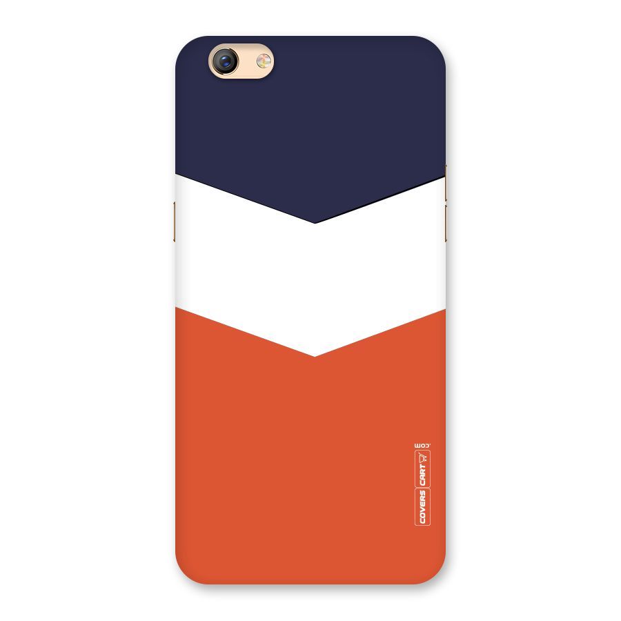 Three Colour Pattern Back Case for Oppo F3 Plus