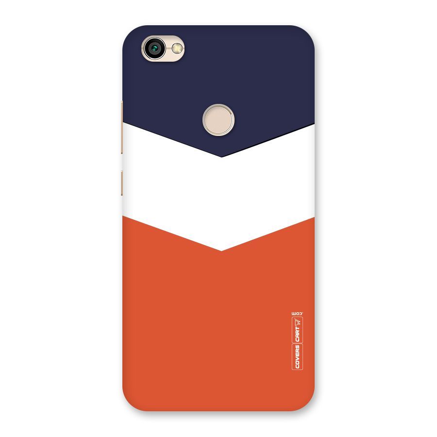 Three Colour Pattern Back Case for Redmi Y1 2017