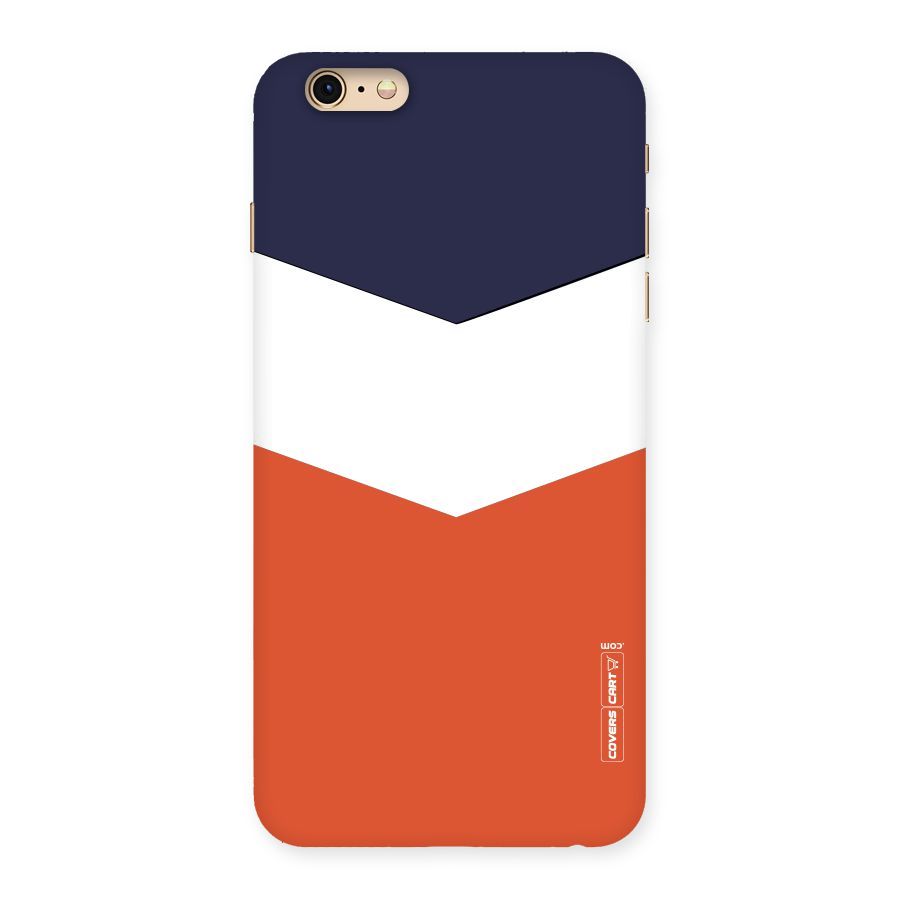 Three Colour Pattern Back Case for iPhone 6 Plus 6S Plus