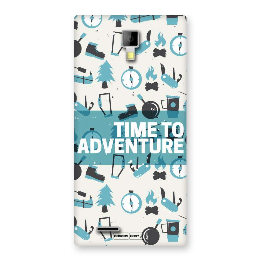 Time To Adventure Blazing Blue Back Case for Canvas Xpress