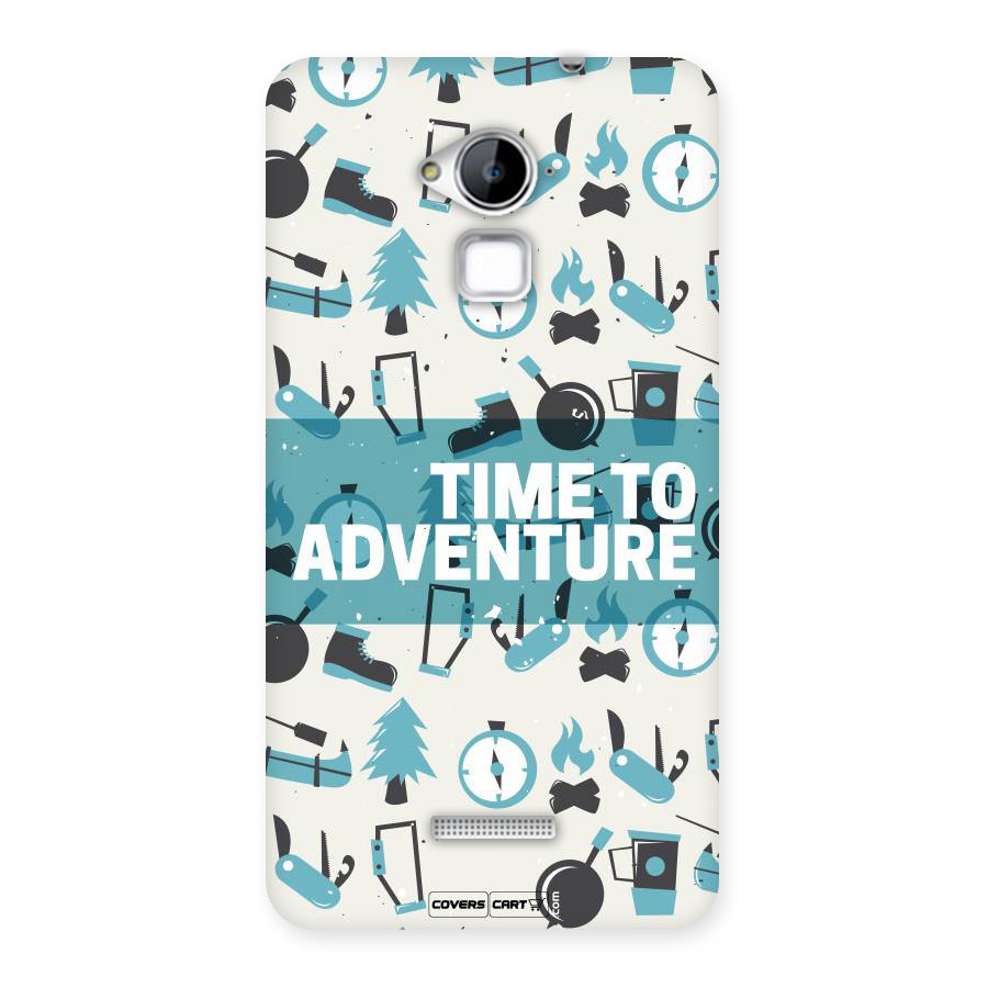 Time To Adventure Blazing Blue Back Case for Coolpad Note 3