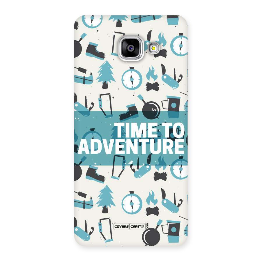Time To Adventure Blazing Blue Back Case for Galaxy A5 2016