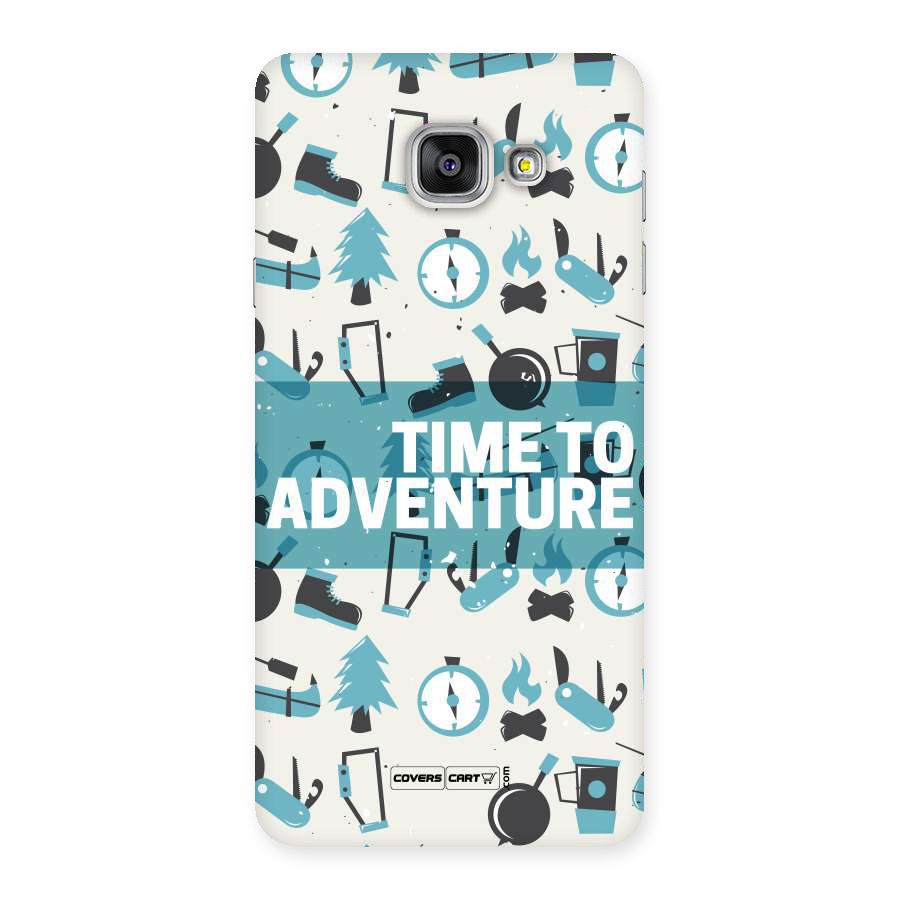 Time To Adventure Blazing Blue Back Case for Galaxy A7 2016
