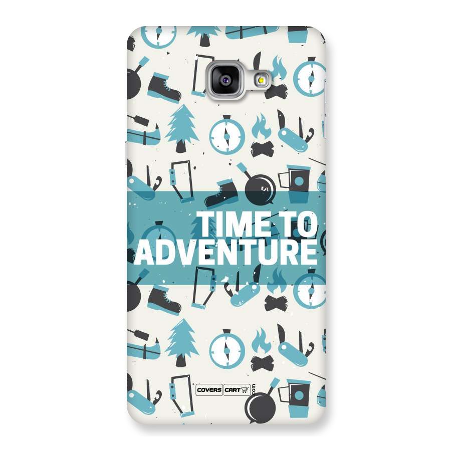 Time To Adventure Blazing Blue Back Case for Galaxy A9