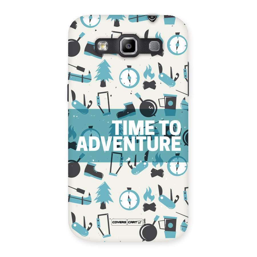 Time To Adventure Blazing Blue Back Case for Galaxy Grand Quattro
