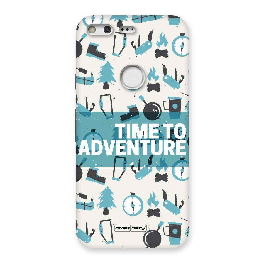 Time To Adventure Blazing Blue Back Case for Google Pixel