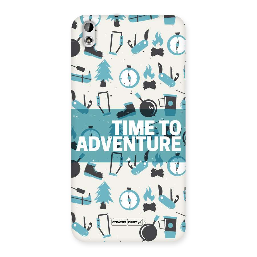 Time To Adventure Blazing Blue Back Case for HTC Desire 816g
