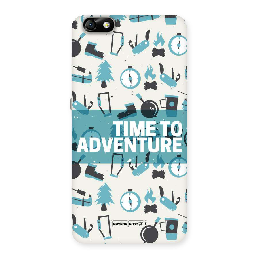 Time To Adventure Blazing Blue Back Case for Honor 4X