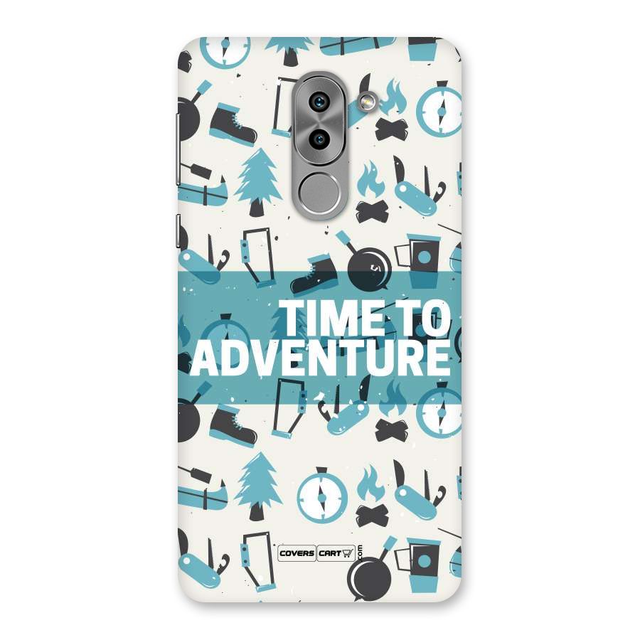 Time To Adventure Blazing Blue Back Case for Honor 6X