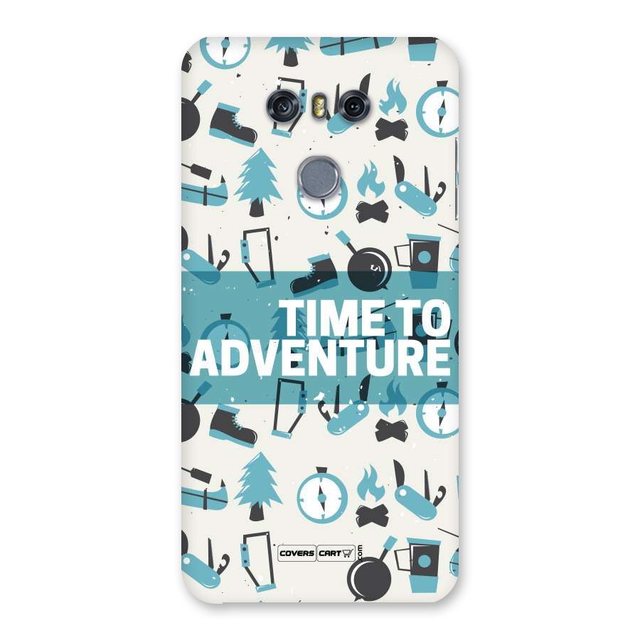 Time To Adventure Blazing Blue Back Case for LG G6
