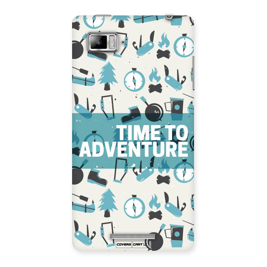 Time To Adventure Blazing Blue Back Case for Lenovo Vibe Z K910