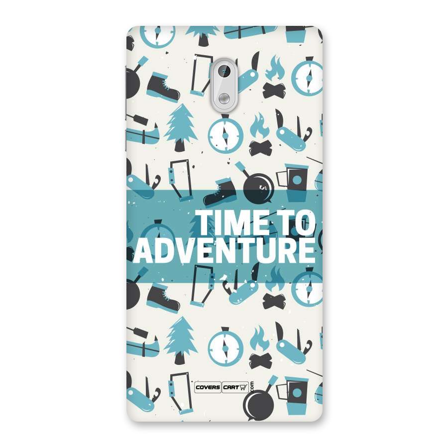 Time To Adventure Blazing Blue Back Case for Nokia 3