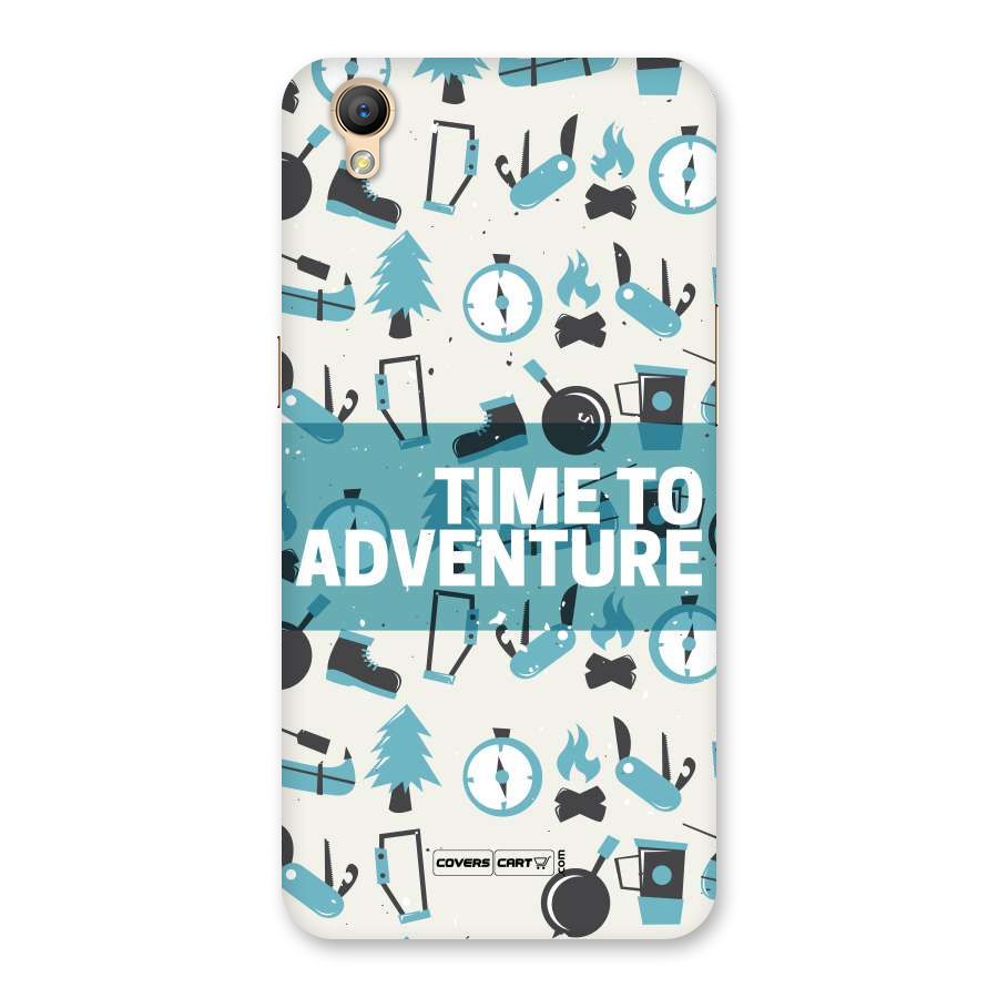 Time To Adventure Blazing Blue Back Case for Oppo A37