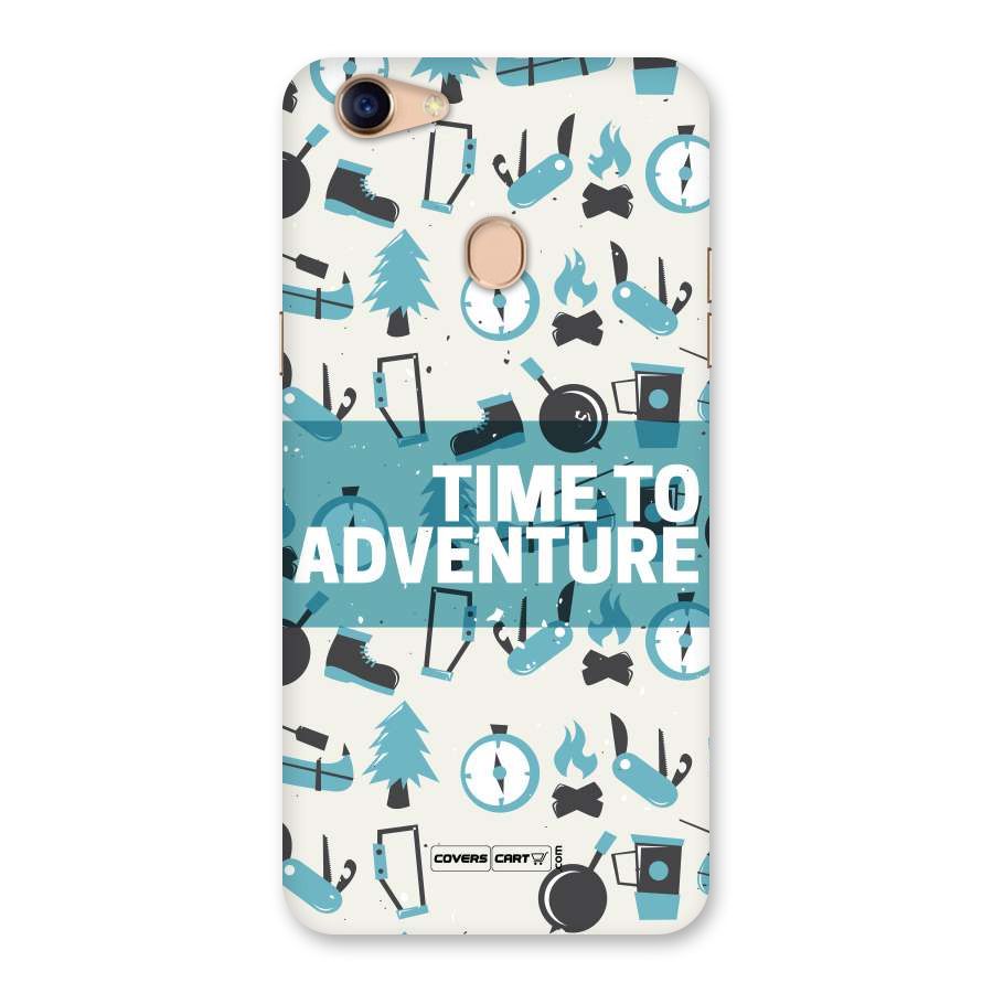 Time To Adventure Blazing Blue Back Case for Oppo F5