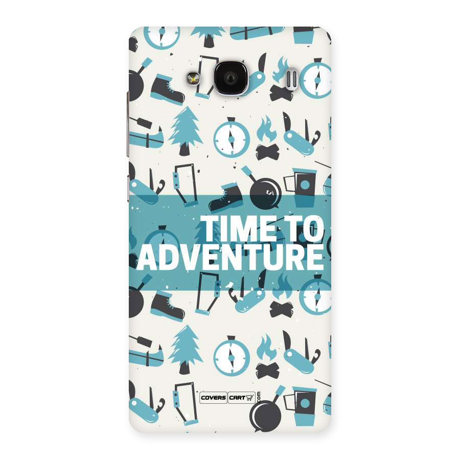 Time To Adventure Blazing Blue Back Case for Redmi 2