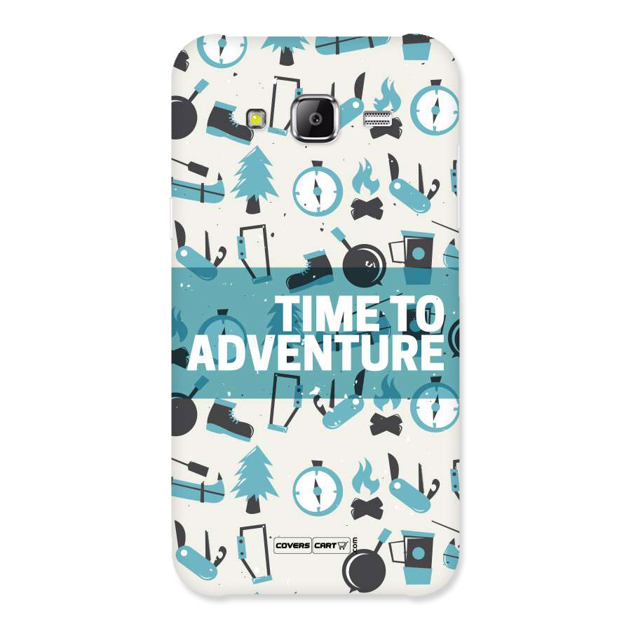 Time To Adventure Blazing Blue Back Case for Samsung Galaxy J5