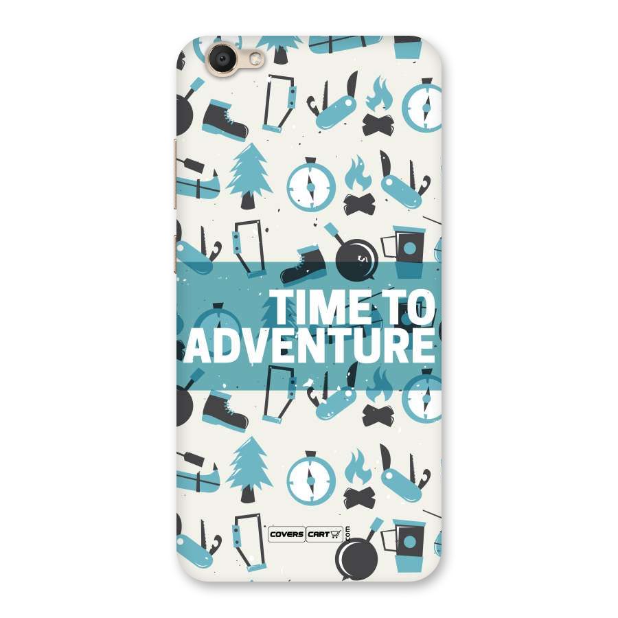 Time To Adventure Blazing Blue Back Case for Vivo V5