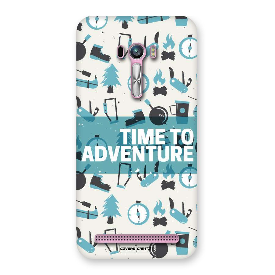 Time To Adventure Blazing Blue Back Case for Zenfone Selfie