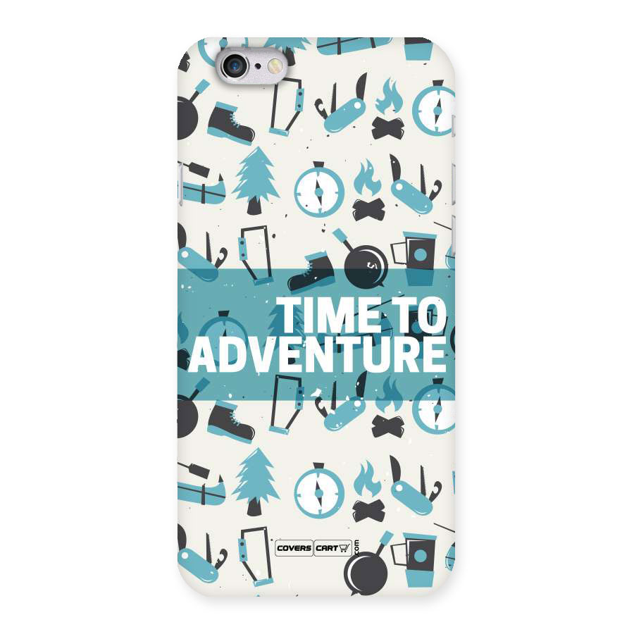 Time To Adventure Blazing Blue Back Case for iPhone 6 6S