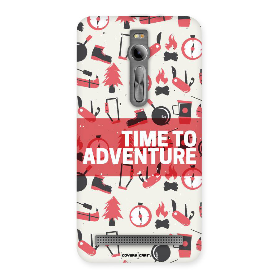 Time To Adventure Radiant Red Back Case for Asus Zenfone 2