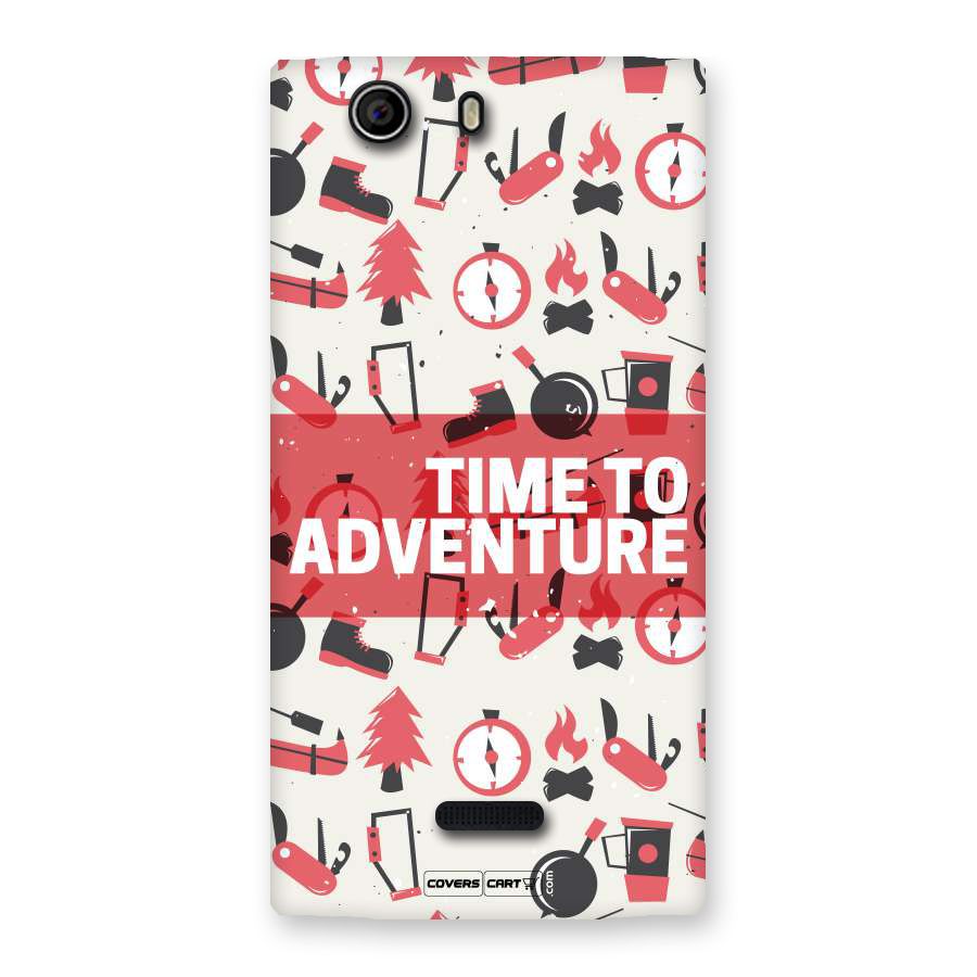 Time To Adventure Radiant Red Back Case for Canvas Nitro 2