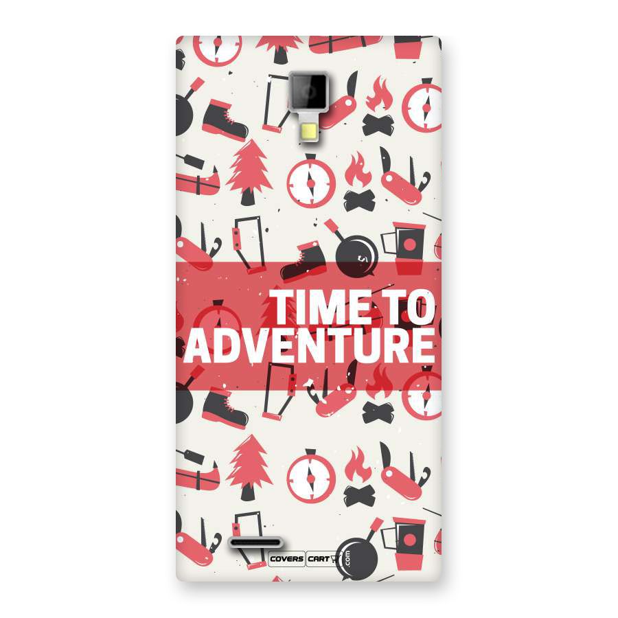 Time To Adventure Radiant Red Back Case for Canvas Xpress
