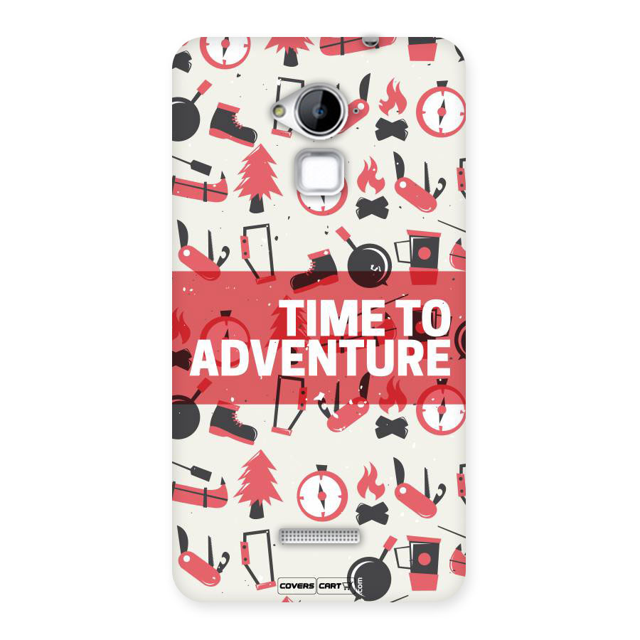 Time To Adventure Radiant Red Back Case for Coolpad Note 3