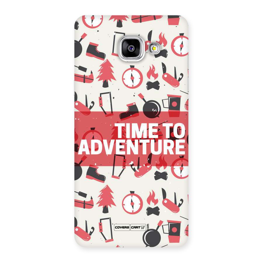 Time To Adventure Radiant Red Back Case for Galaxy A5 2016