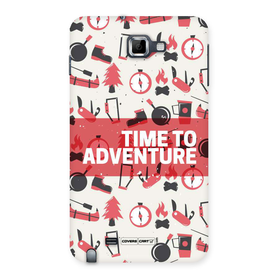 Time To Adventure Radiant Red Back Case for Galaxy Note