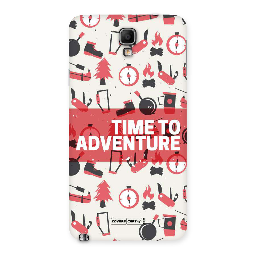 Time To Adventure Radiant Red Back Case for Galaxy Note 3 Neo