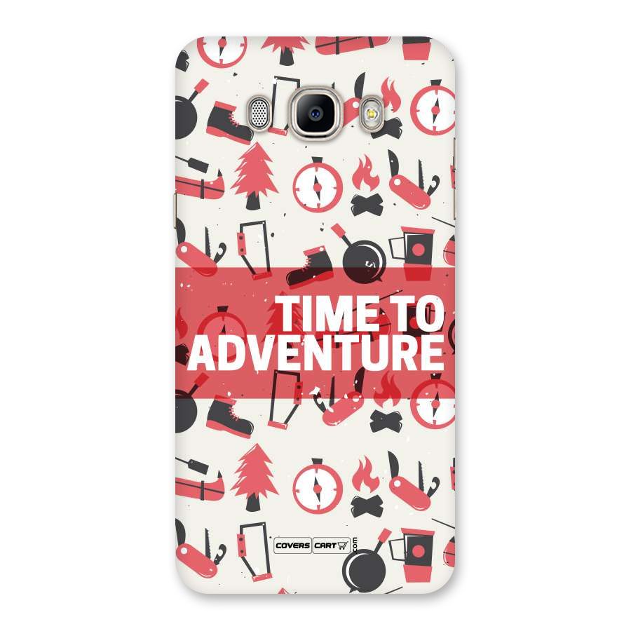 Time To Adventure Radiant Red Back Case for Galaxy On8