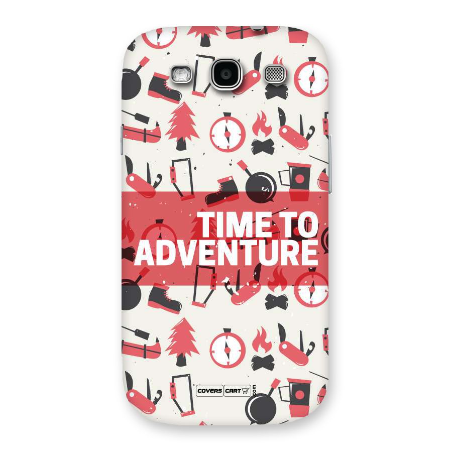 Time To Adventure Radiant Red Back Case for Galaxy S3