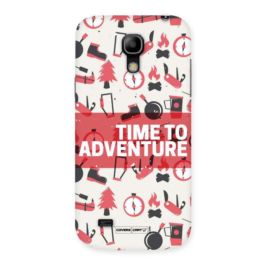 Time To Adventure Radiant Red Back Case for Galaxy S4 Mini
